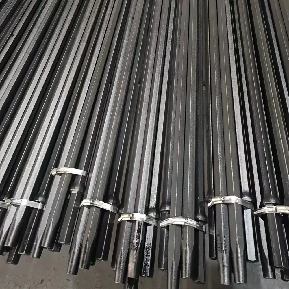 Tapered drill rod