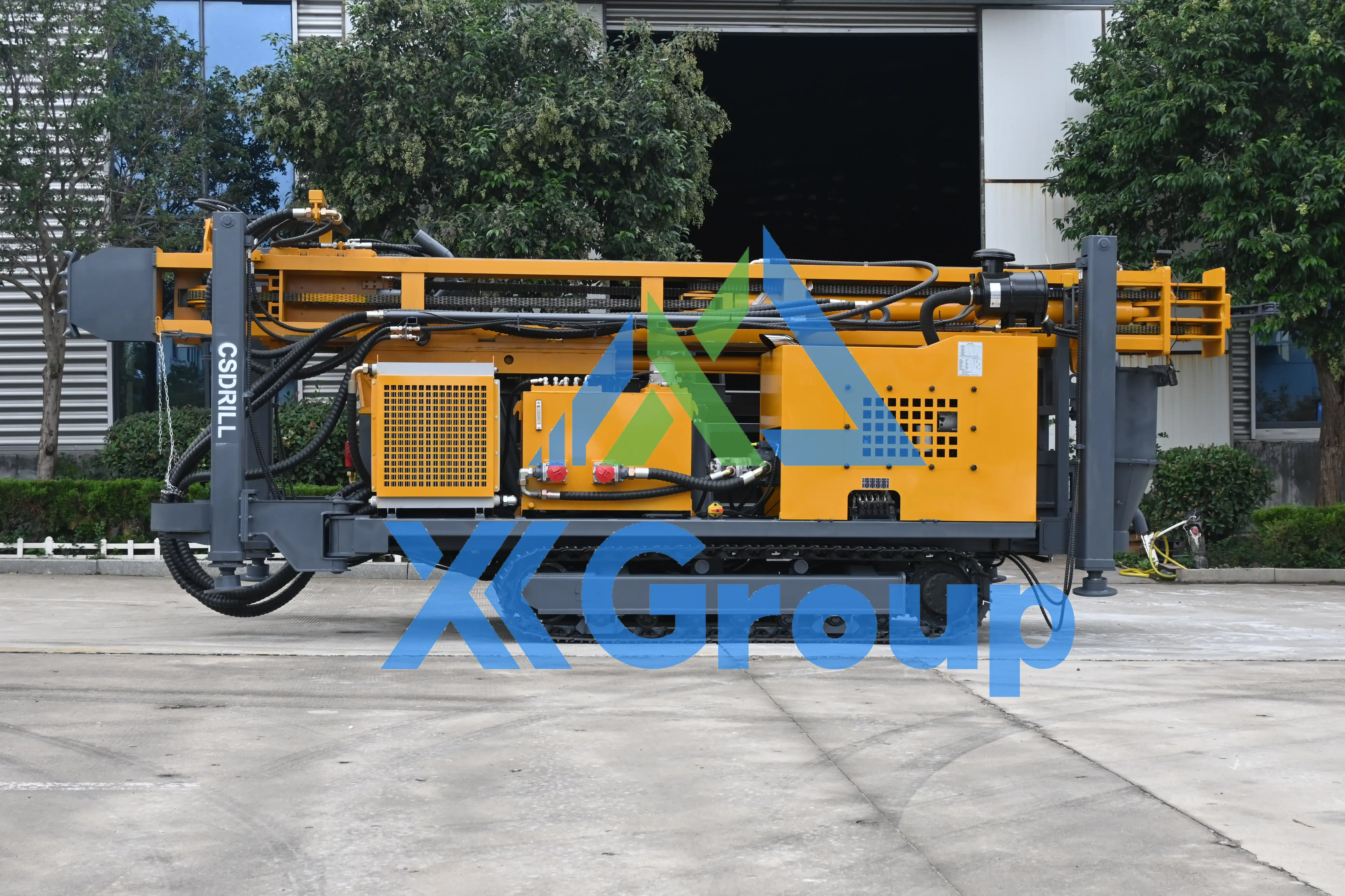 Reverse Circulation Pneumatic Exploration Sampling RC Drilling Rig