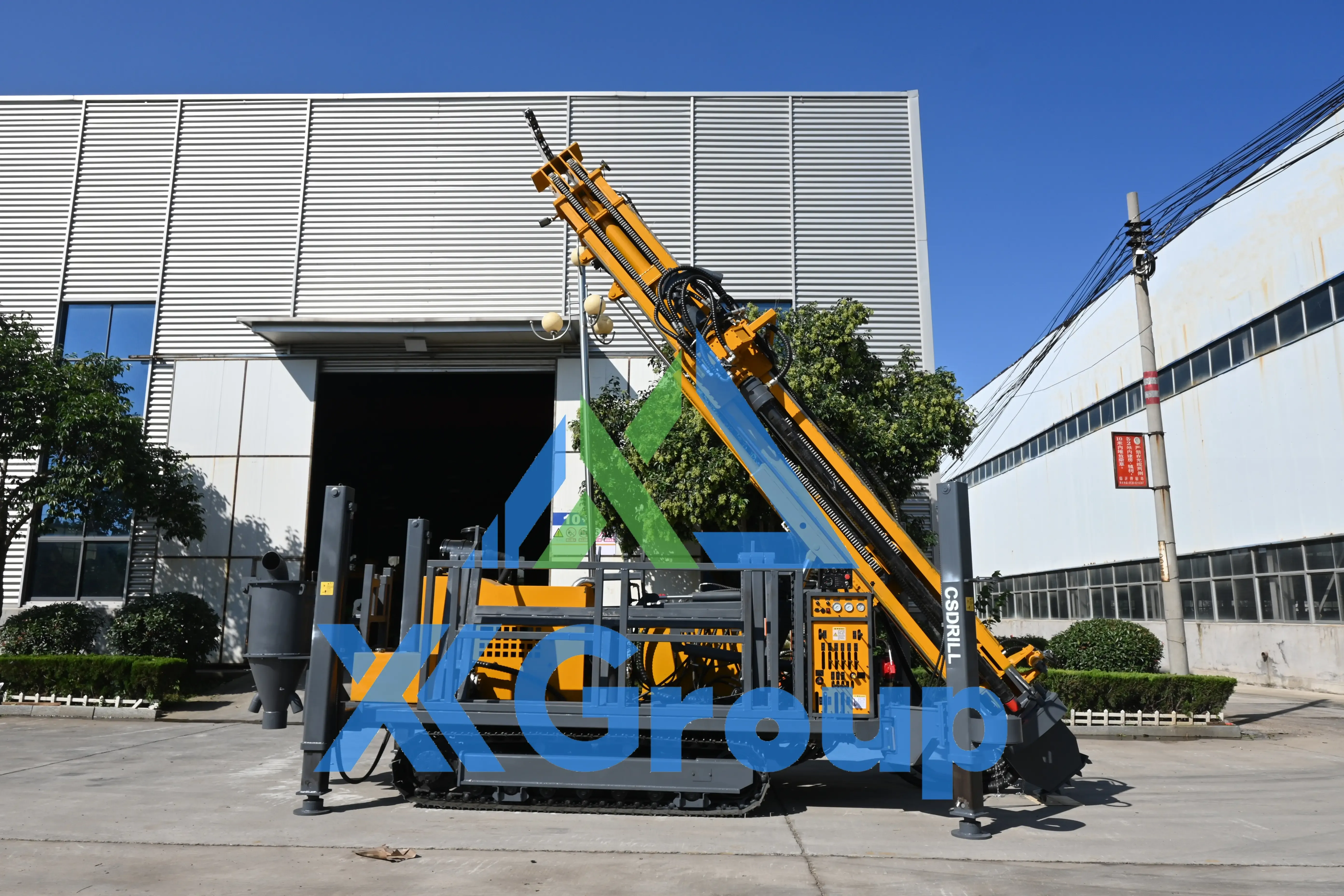 Reverse Circulation Pneumatic Exploration Sampling RC Drilling Rig