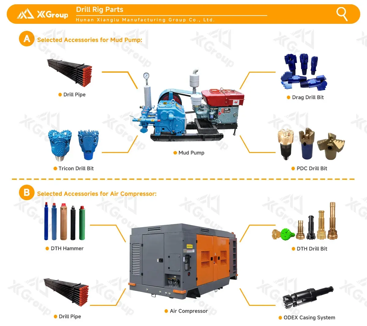 260 300 350 400 500 600 800 1000m water well drilling rig