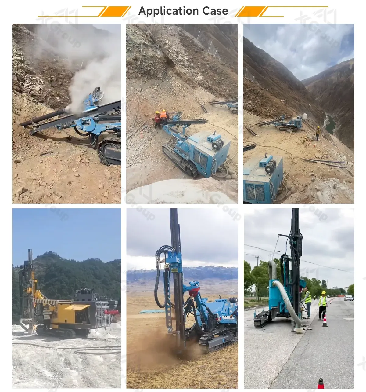 Blasting Holes Drilling Rig