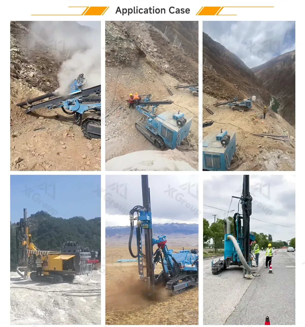 Blasting Holes Drilling Rig