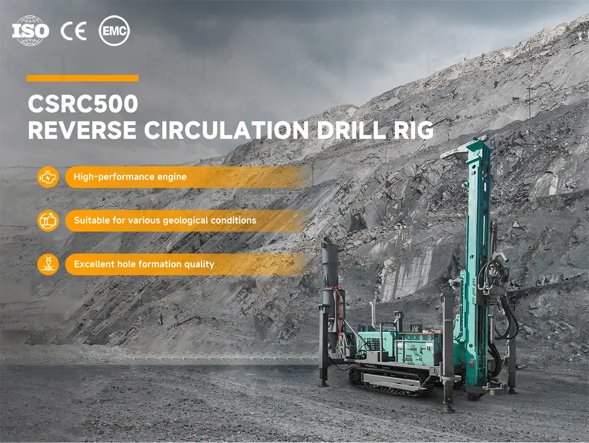 Reverse Circulation Pneumatic Exploration Sampling RC Drilling Rig