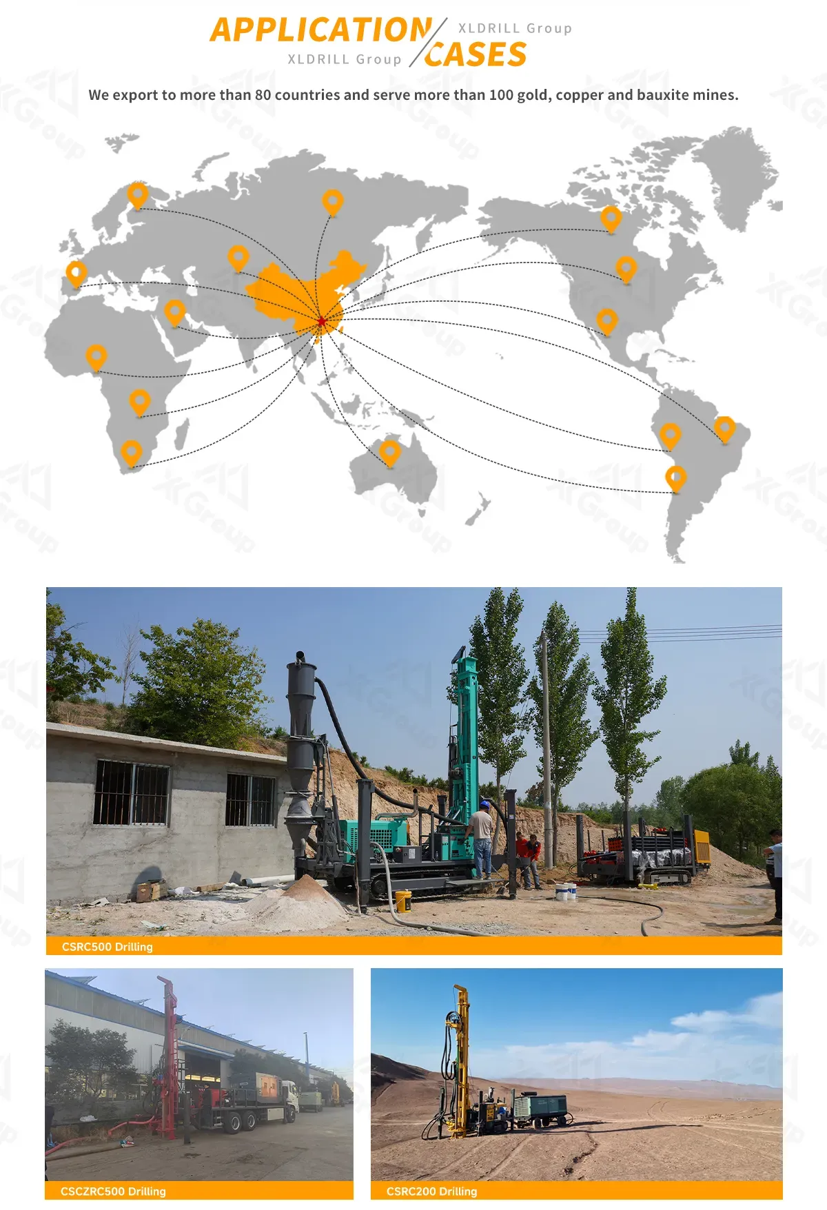 Reverse Circulation Pneumatic Exploration Sampling RC Drilling Rig