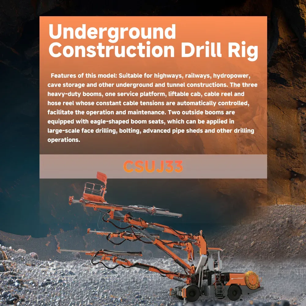 Underground Construction Drilling Rig