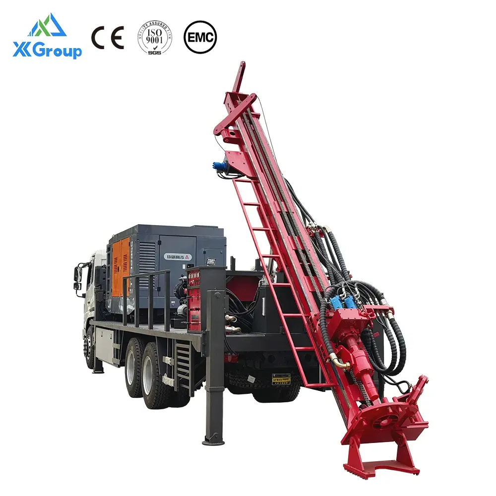 Reverse Circulation Pneumatic Exploration Sampling RC Drilling Rig
